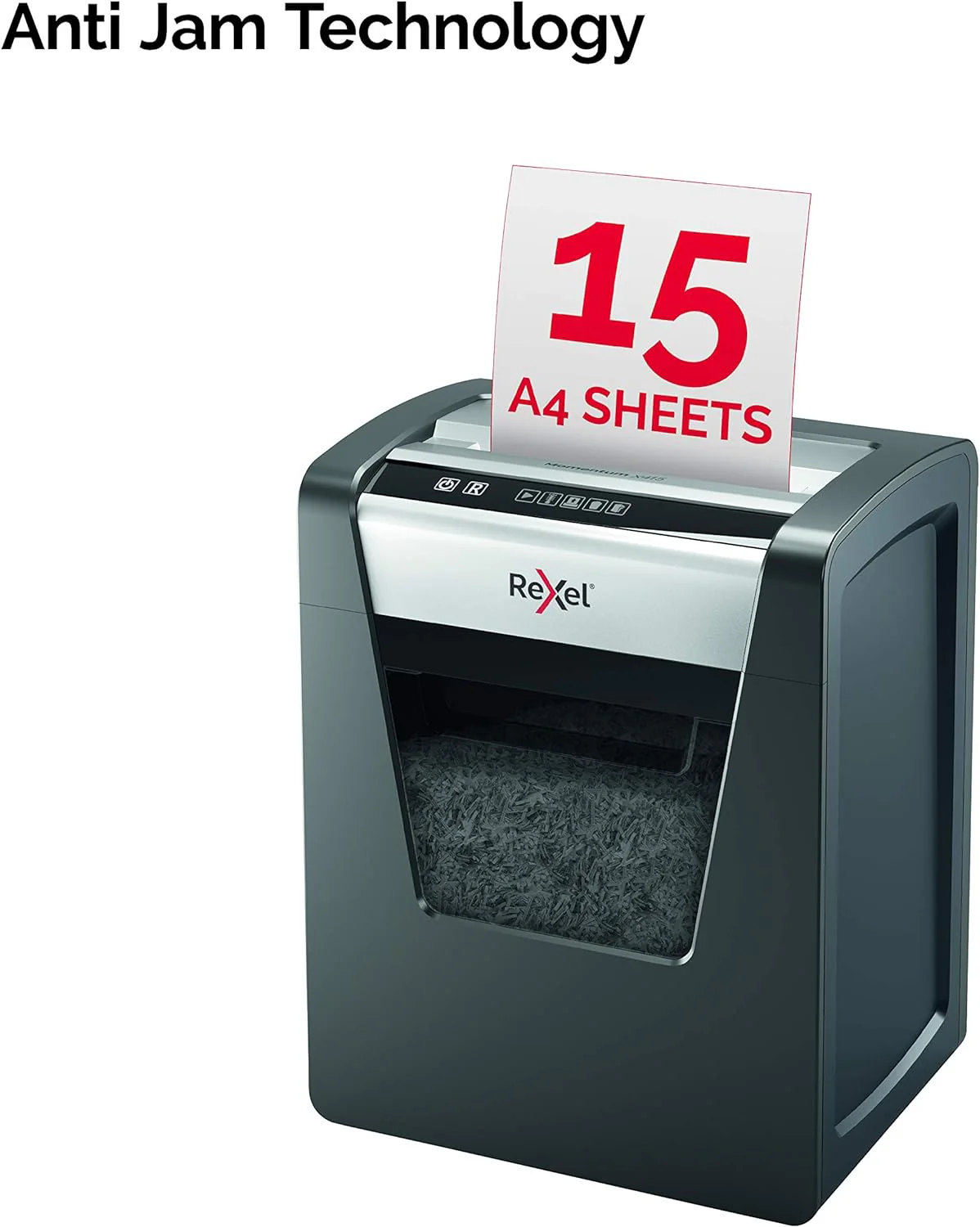 Rexel Momentum X415 Cross Cut Paper Shredder - Image 7