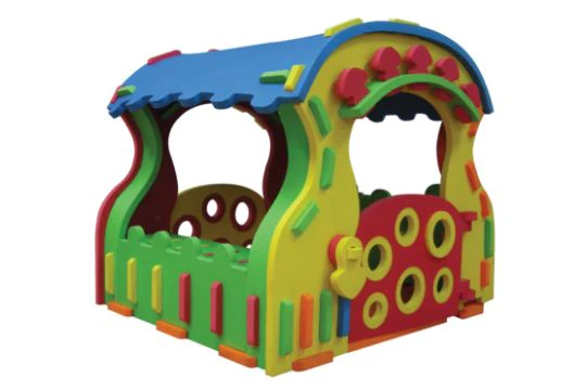 RICCO Kids EVA Playhouse Interlocking Indoor and Outdoor Puzzle Playmat (Giant Mushroom) - Image 4
