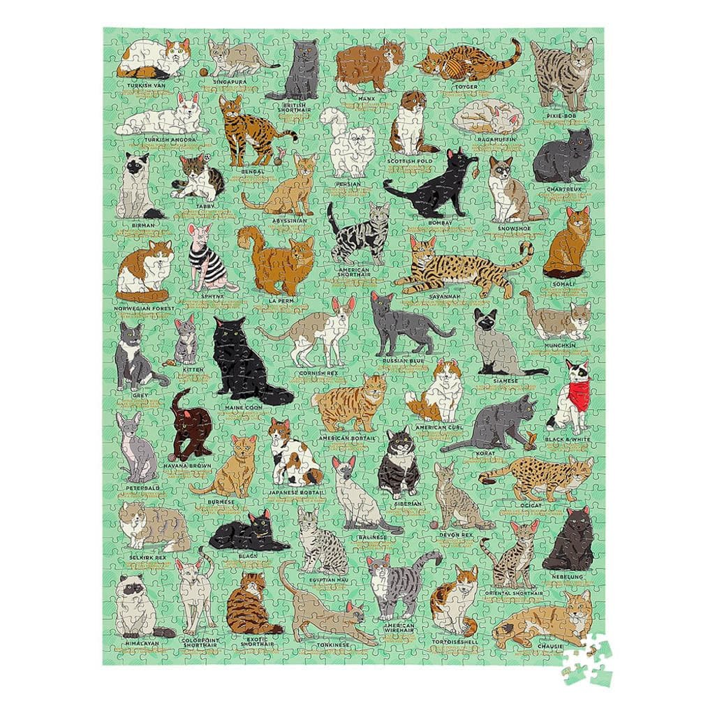 Ridley's Games Cat Lover's 1000 Piece Jigsaw Puzzle - Image 2