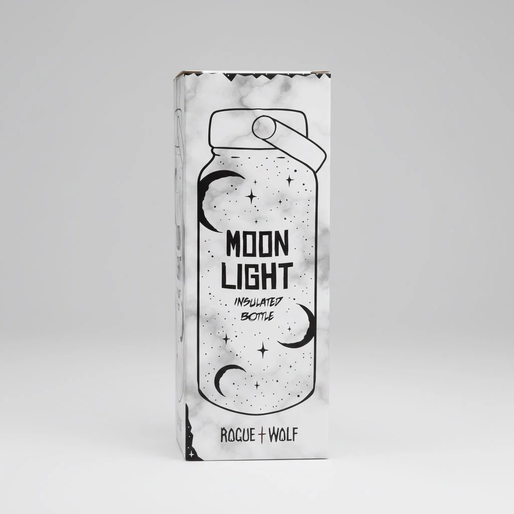 Rogue + Wolf Insulated Moonlight Bottle with Celestial Design 900ml - Image 2
