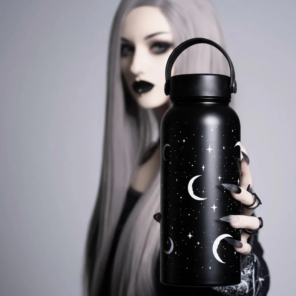 Rogue + Wolf Insulated Moonlight Bottle with Celestial Design 900ml - Image 4