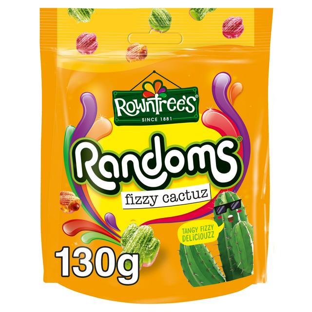 Rowntree's Randoms Fizzy Cactuz Sweets Sharing Bag 130g X 10 Packs - Image 2