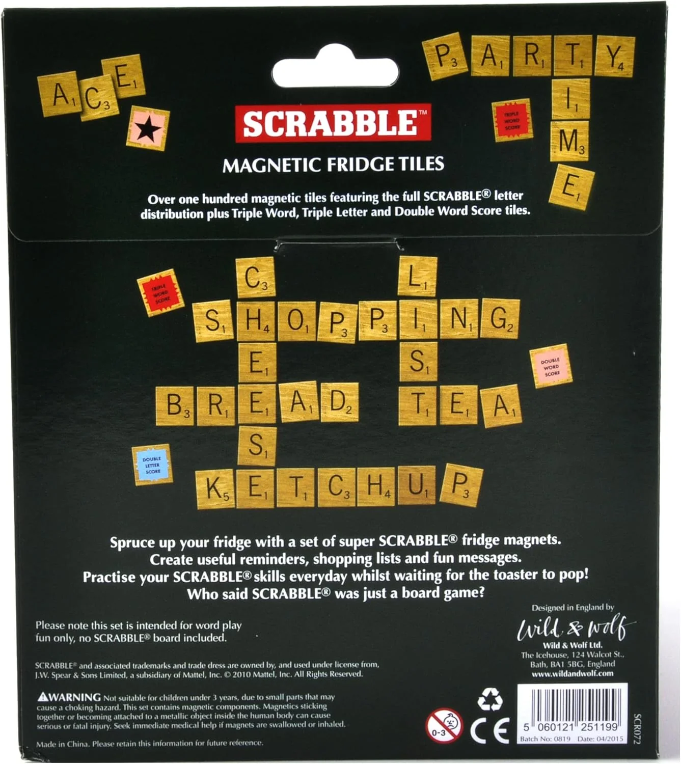Scrabble Fridge Magnet Tiles - 100+ tiles - Image 2
