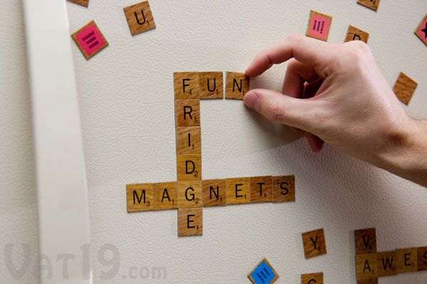 Scrabble Fridge Magnet Tiles - 100+ tiles - Image 3
