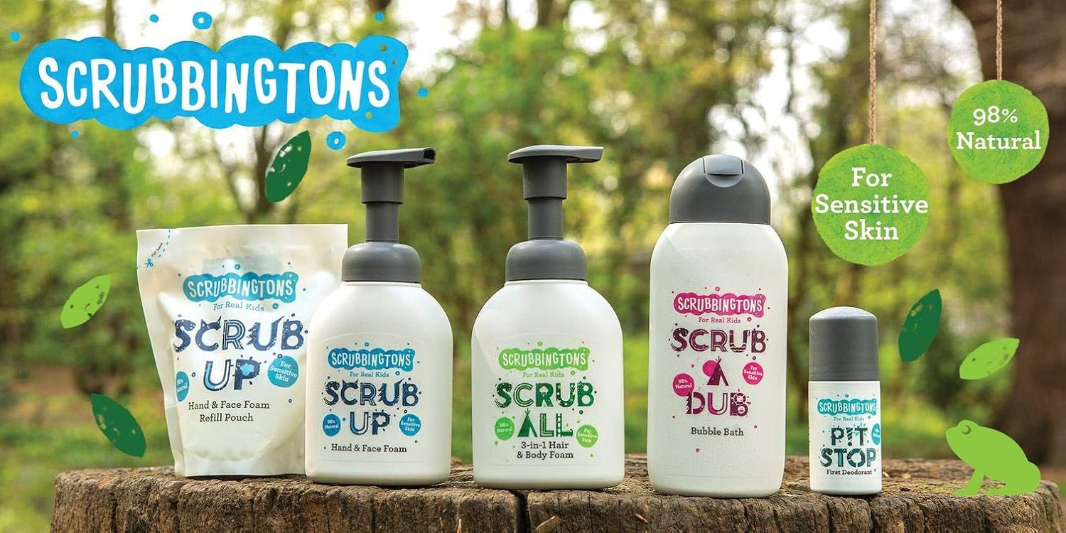 Scrubbingtons Scrub Up Childrens Hand and Face Wash - 3 X 200ml - Image 5