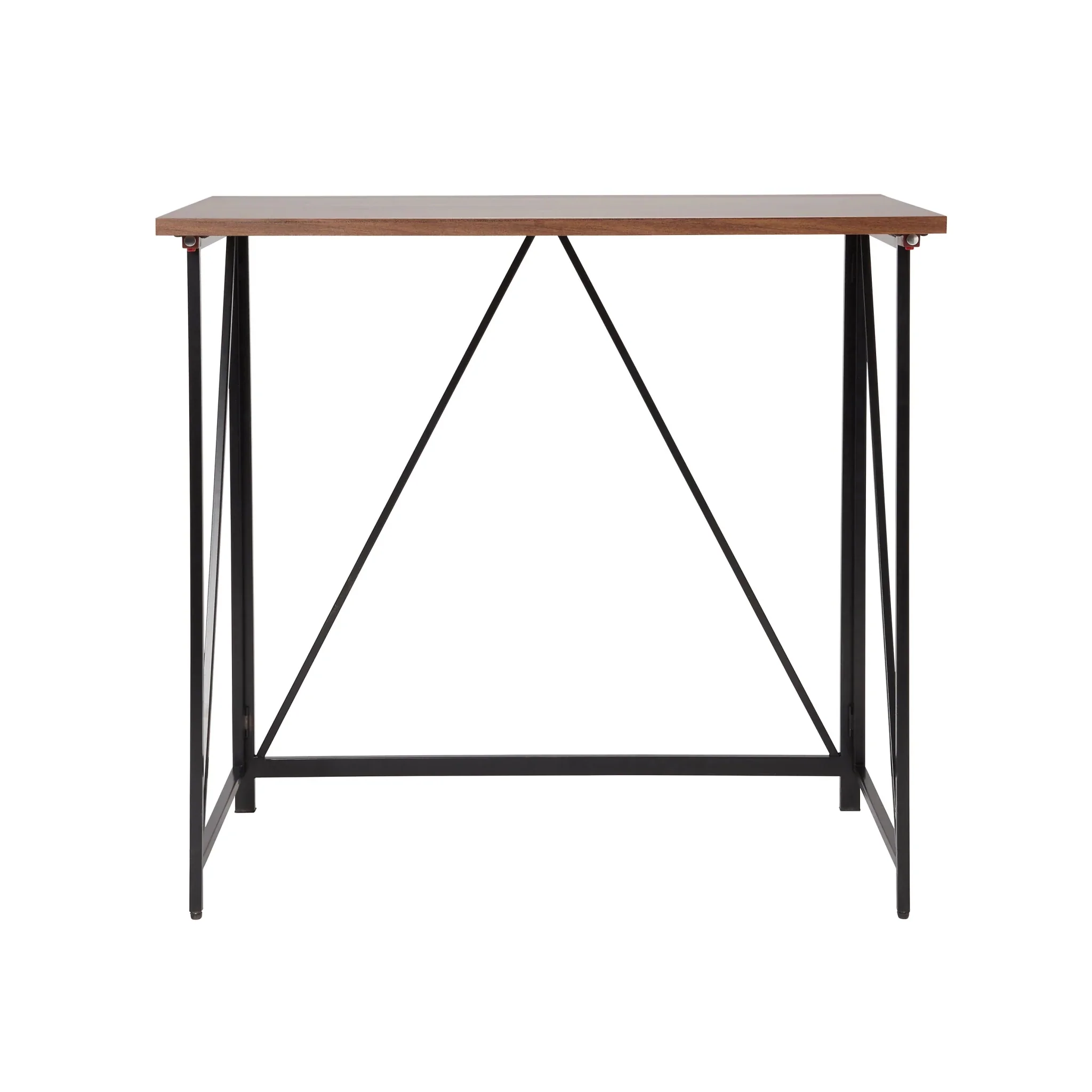 Seponi Ready assembled Matt walnut effect Folding Desk - Image 3