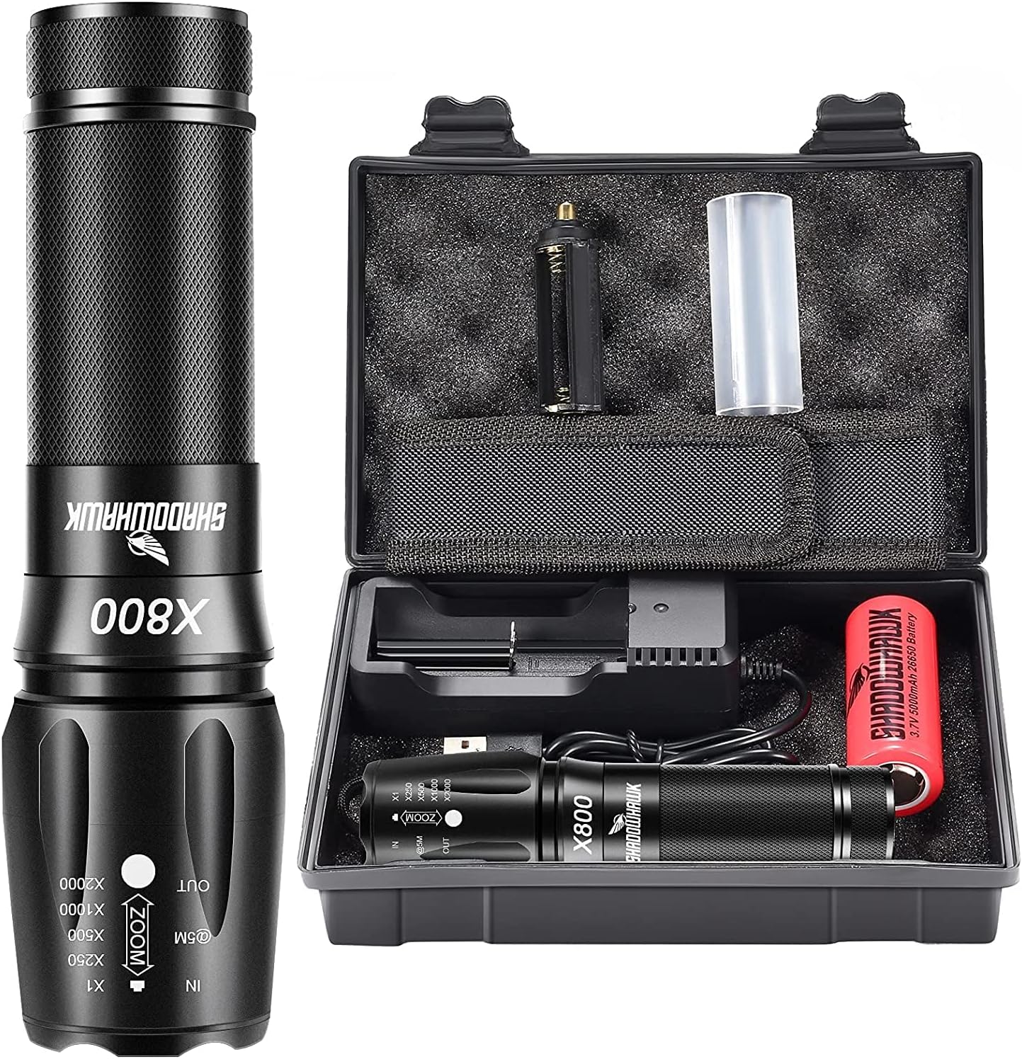 Shadowhawk X800 6000 lumens Military Torch