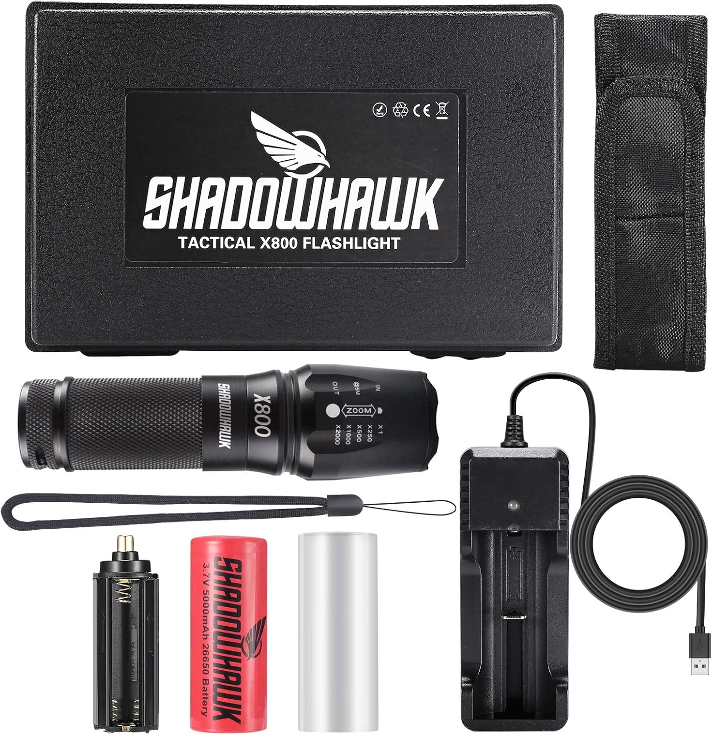 Shadowhawk X800 6000 lumens Military Torch - Image 4