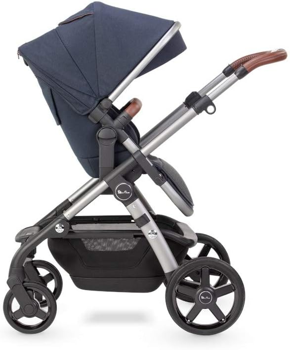 Silver Cross Wave Pram Pushchair with Tandem - Indigo - Image 2