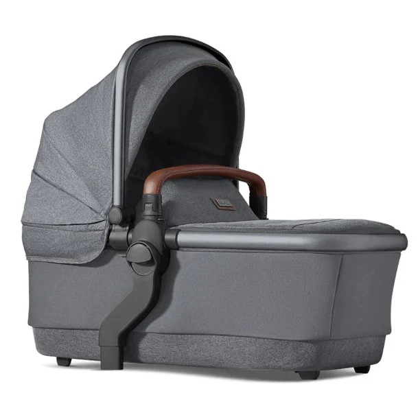 Silver Cross Wave Zinc Tandem Carrycot with Hood and Apron