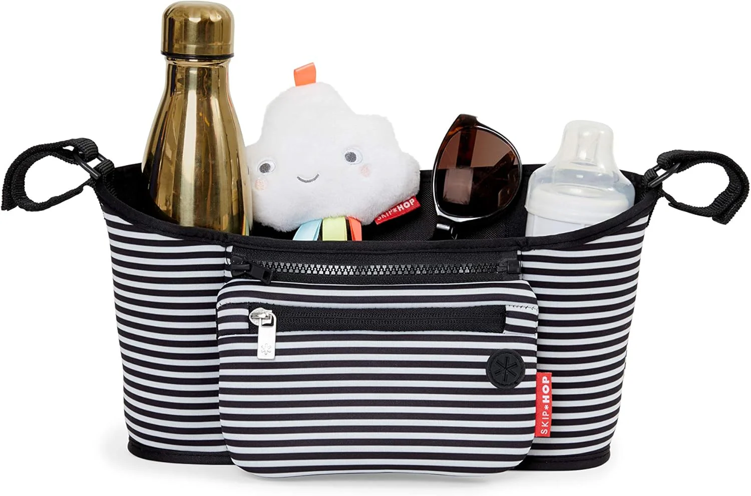 Skip Hop Pram Organiser Black/White - One Size - Image 2