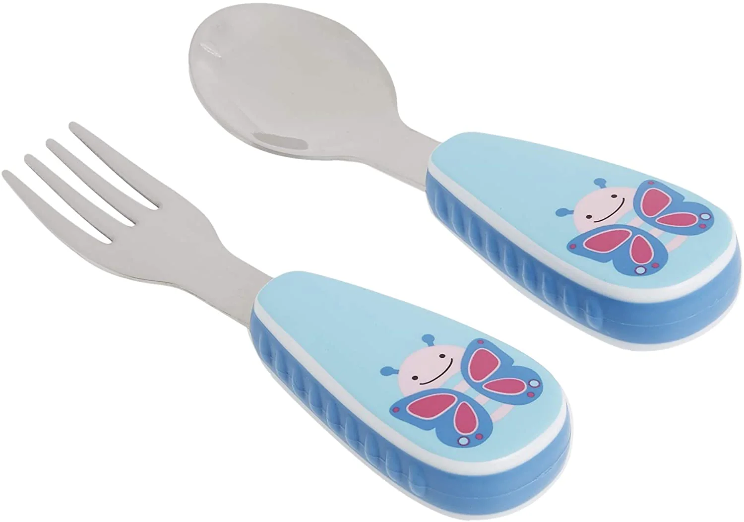 Skip Hop Zoo-tensil Fork and Spoon (Butterfly) - Image 2