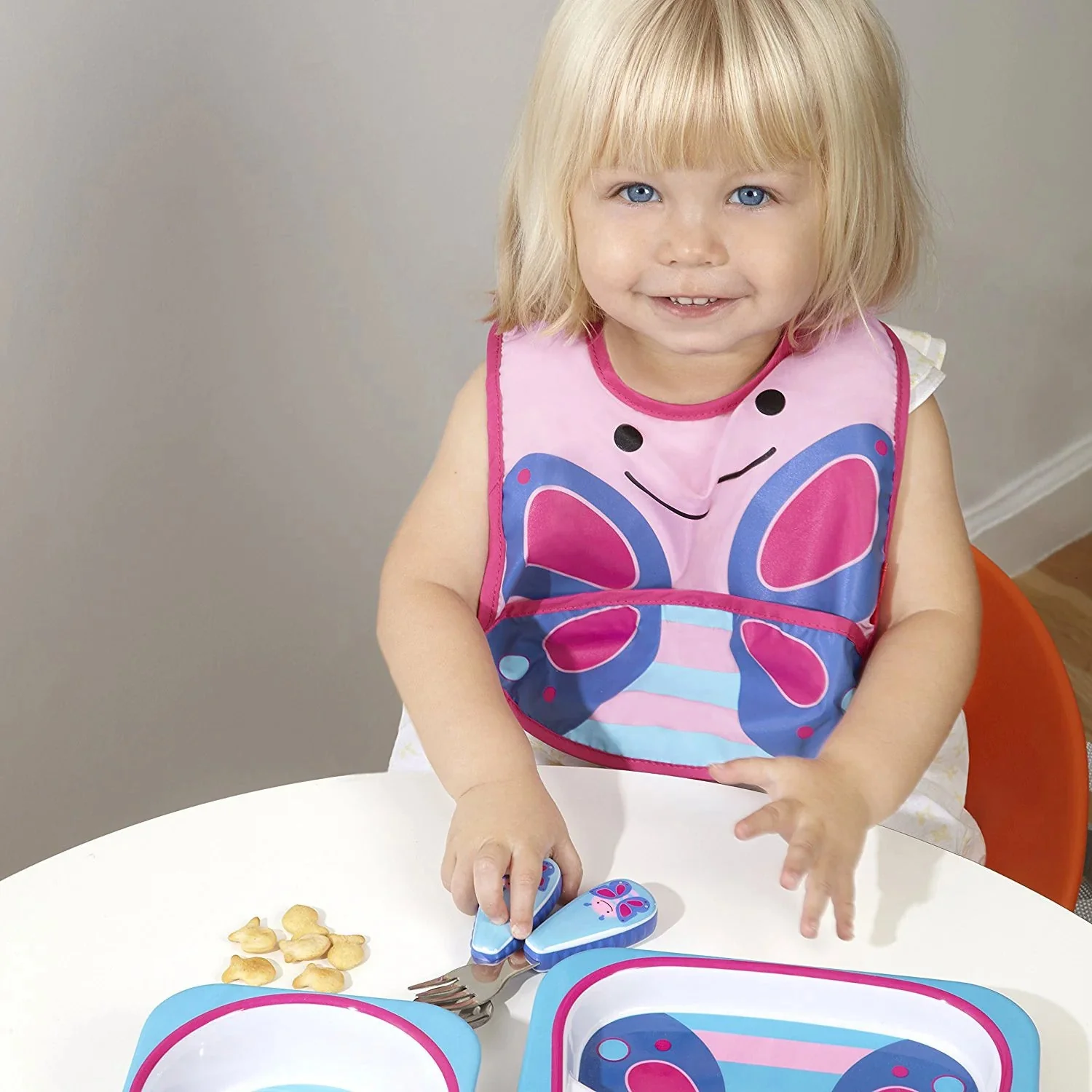 Skip Hop Zoo-tensil Fork and Spoon (Butterfly) - Image 3