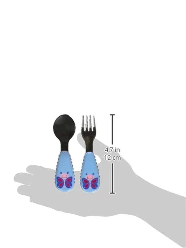 Skip Hop Zoo-tensil Fork and Spoon (Butterfly) - Image 4