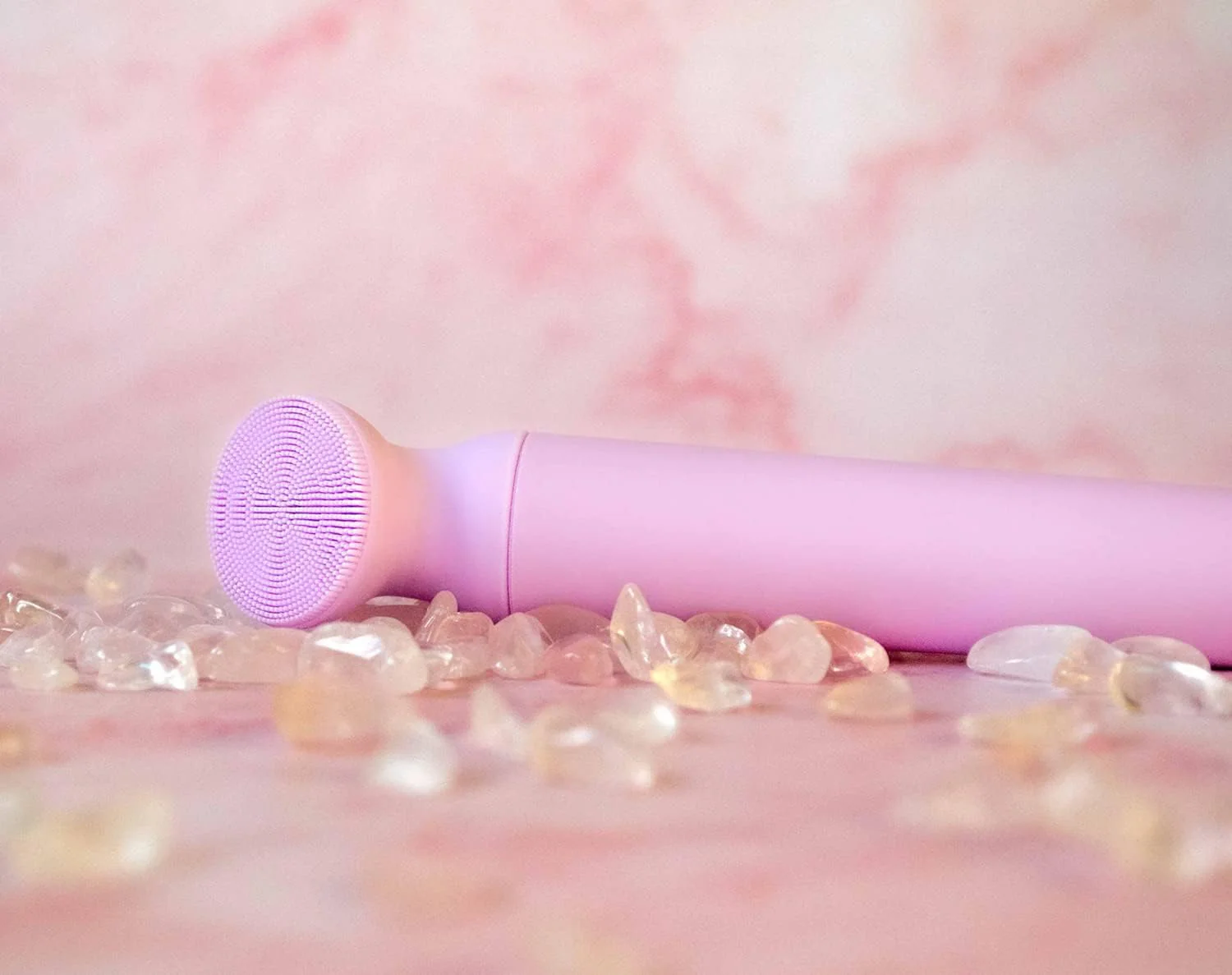 Skyncare Mini Sonic Silicone Facial Cleanser - Lilac - Image 3