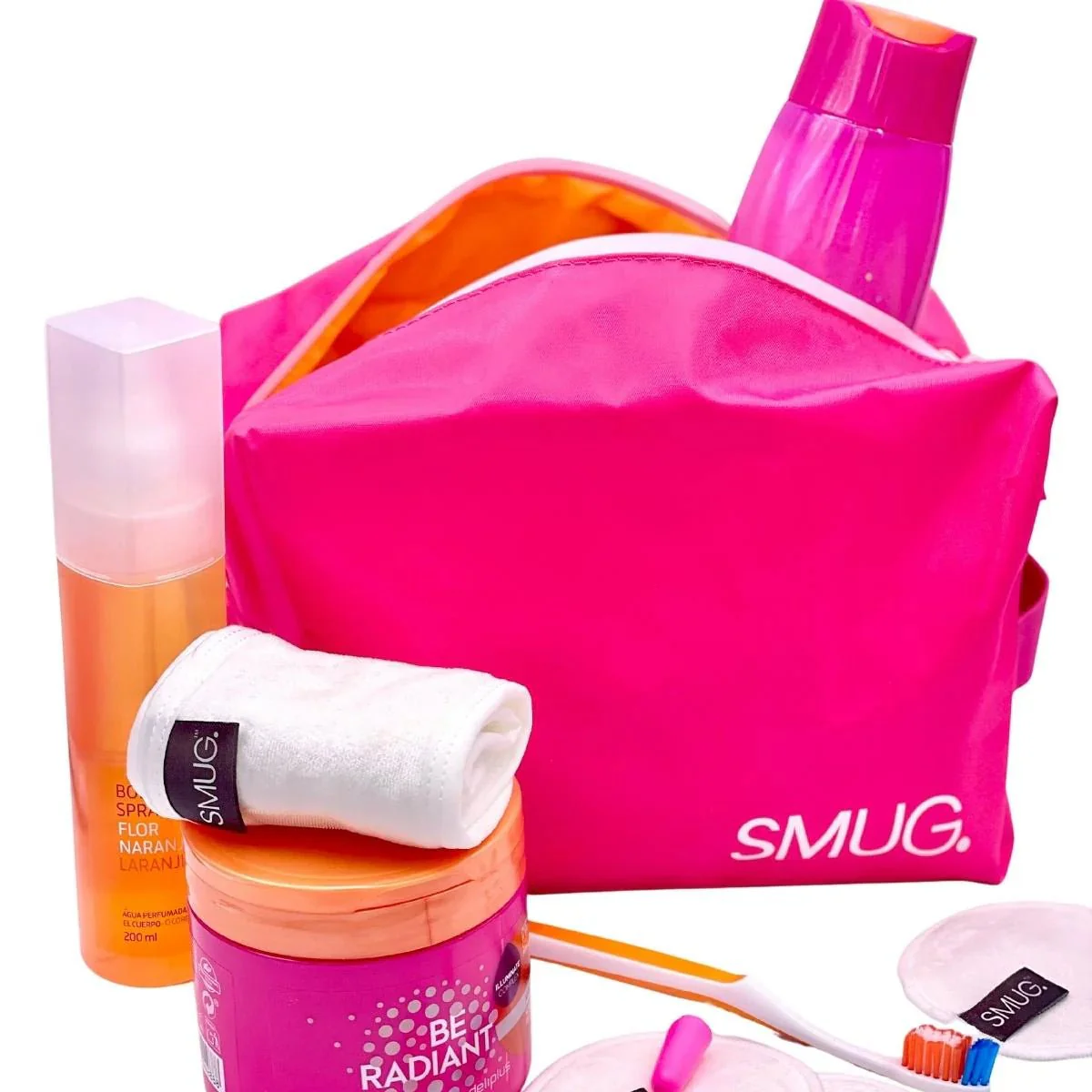 SMUG Wash Bag - Bright Pink - Image 3