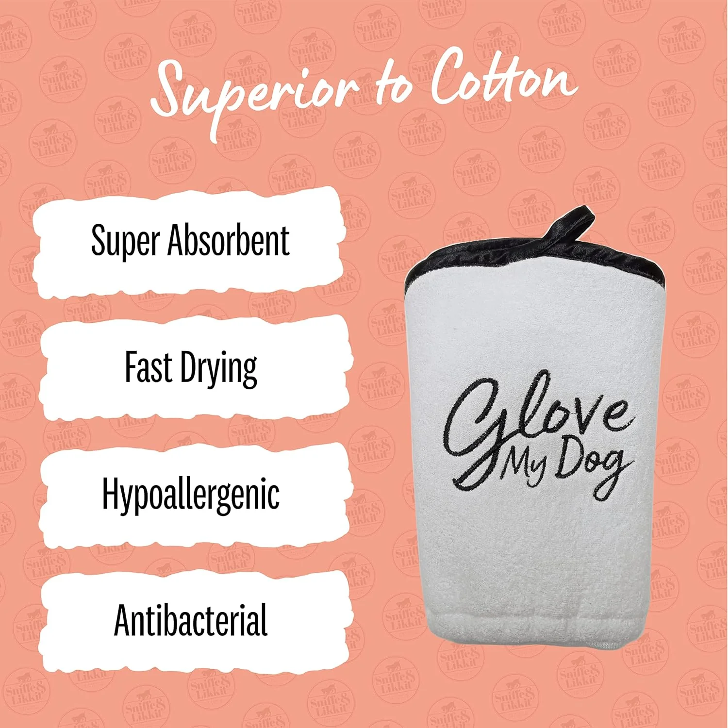 Sniffe and Likkit - Super Absorbent Bamboo Dog Towel - Image 3