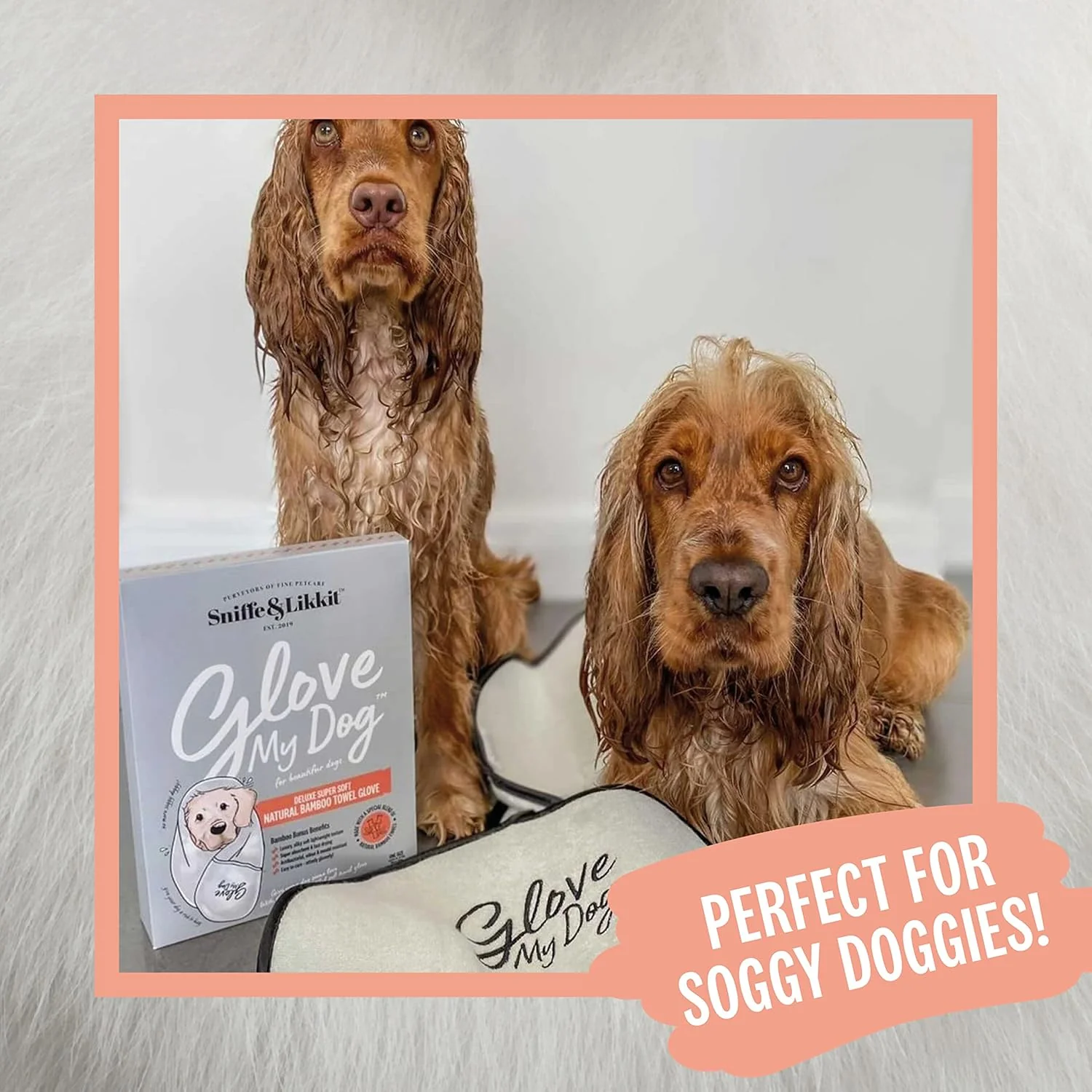 Sniffe and Likkit - Super Absorbent Bamboo Dog Towel - Image 4