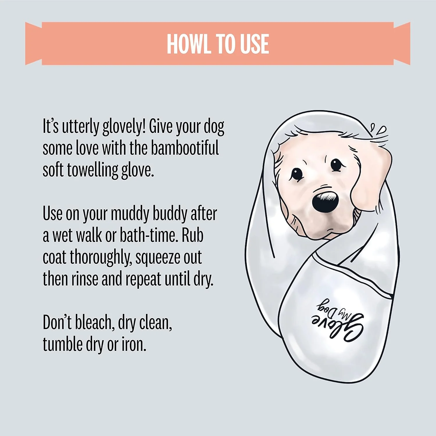 Sniffe and Likkit - Super Absorbent Bamboo Dog Towel - Image 6