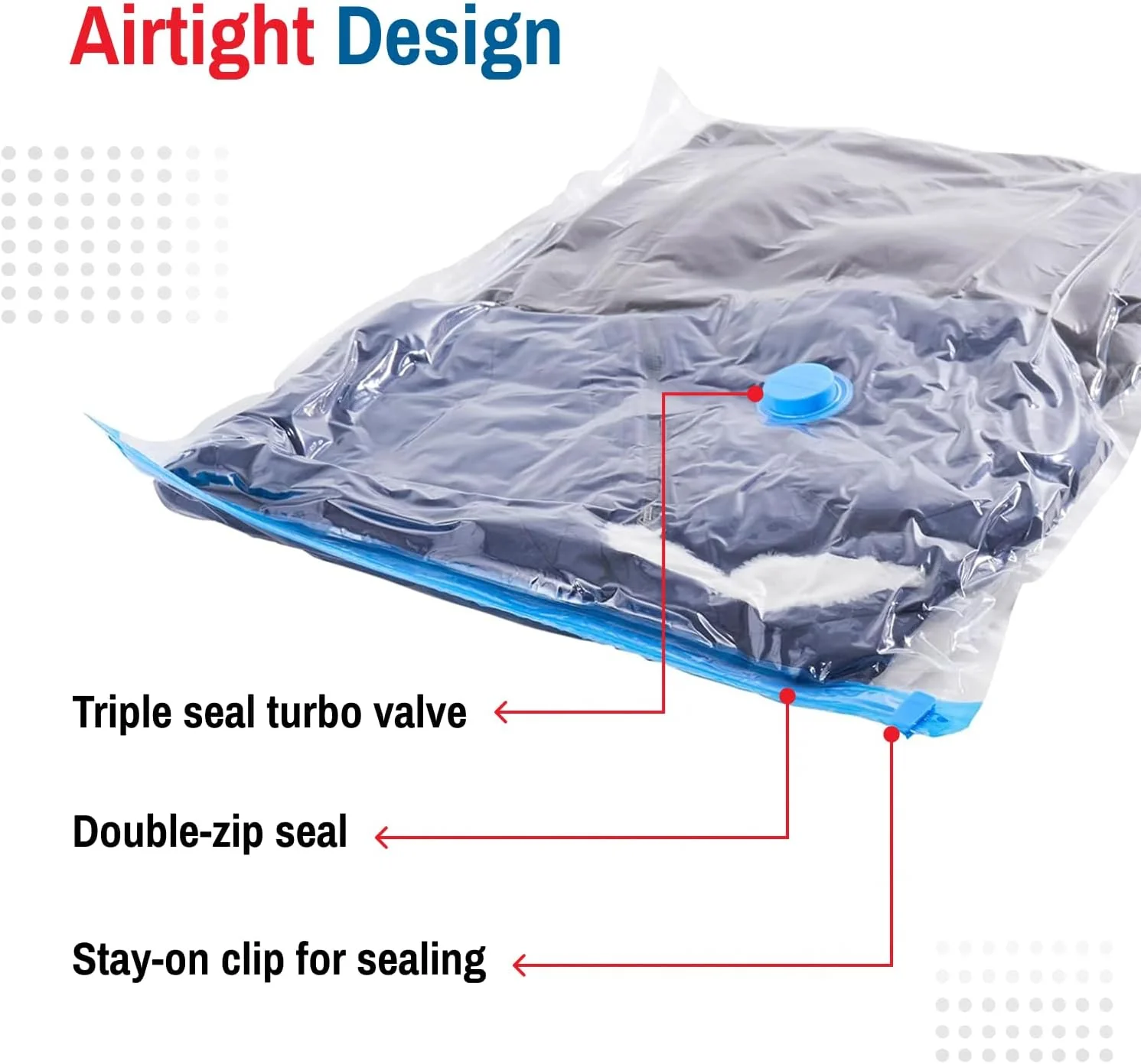 SpaceSaver Vacuum Storage Bags - 3 Pack - Image 4