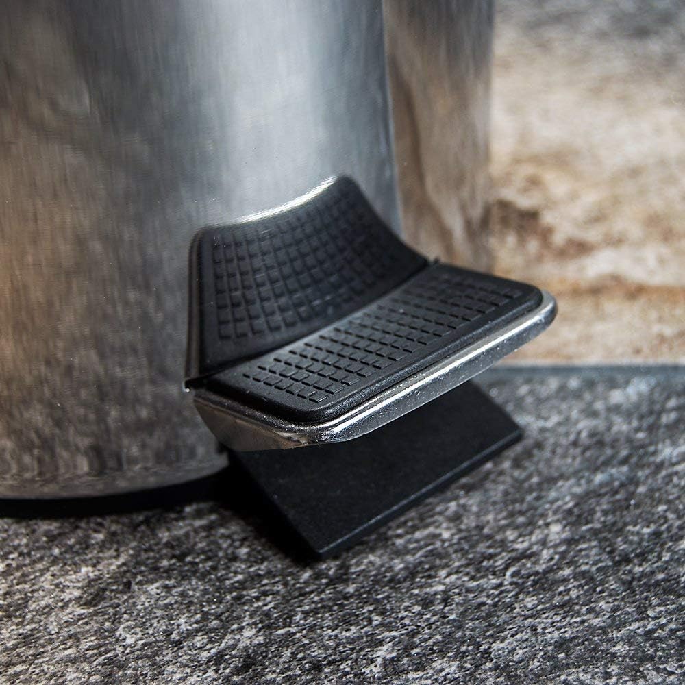 Stainless Steel 12L Silver Pedal Bin - Image 3