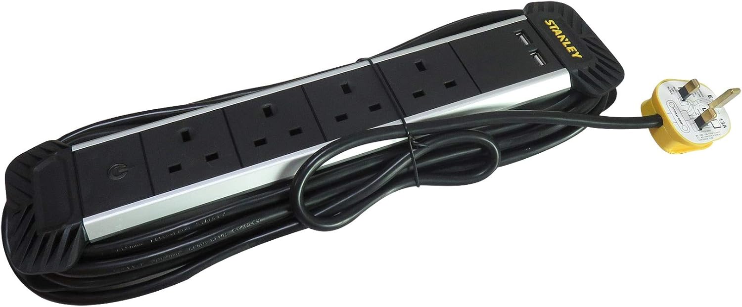Stanley Extension Cord - 5M 4-Gang & 2USB - Image 7