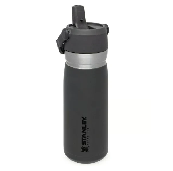 Stanley IceFlow Stainless Steel Water Bottle 650ml - Charcoal - Image 2