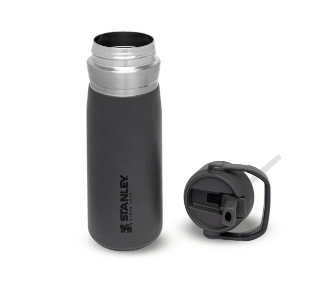 Stanley IceFlow Stainless Steel Water Bottle 650ml - Charcoal - Image 3