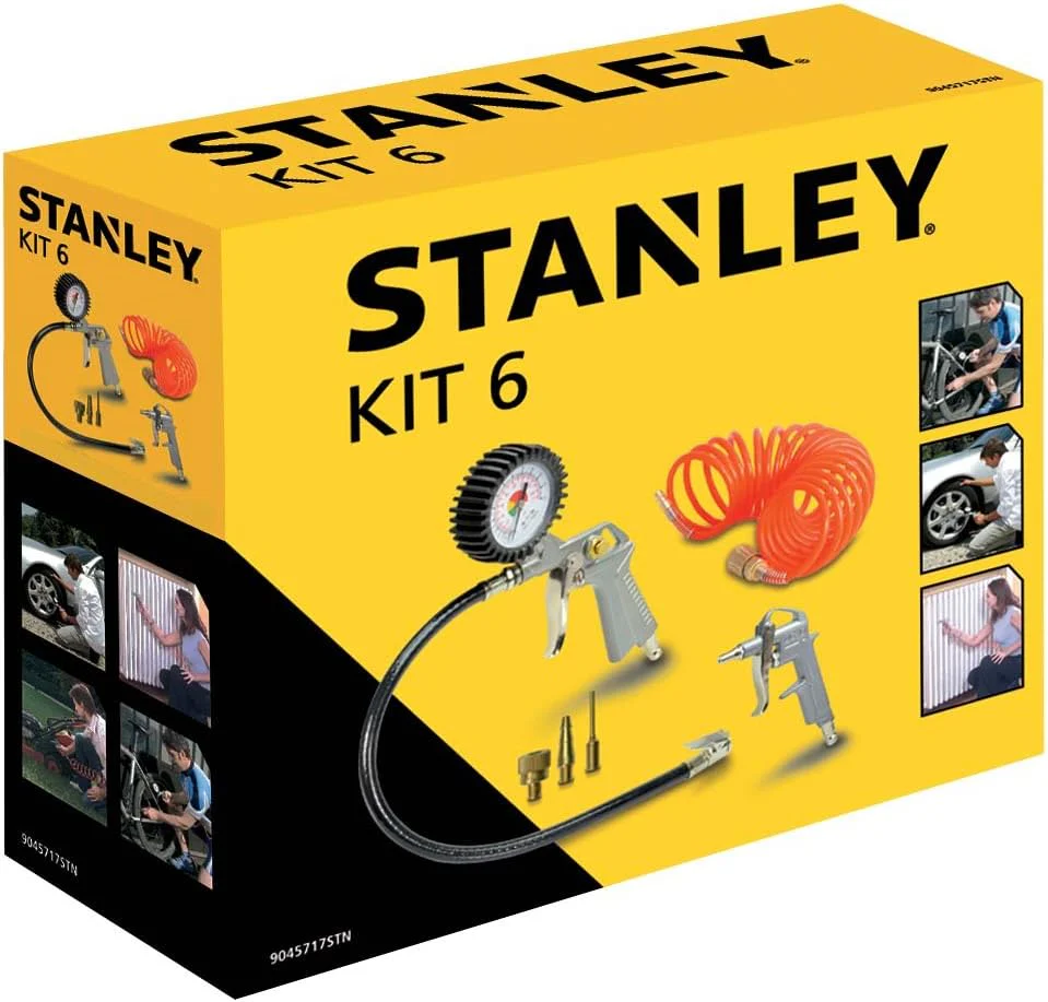 Stanley Tools for Air Compressor, Air Tool Kit (Pack of 6)
