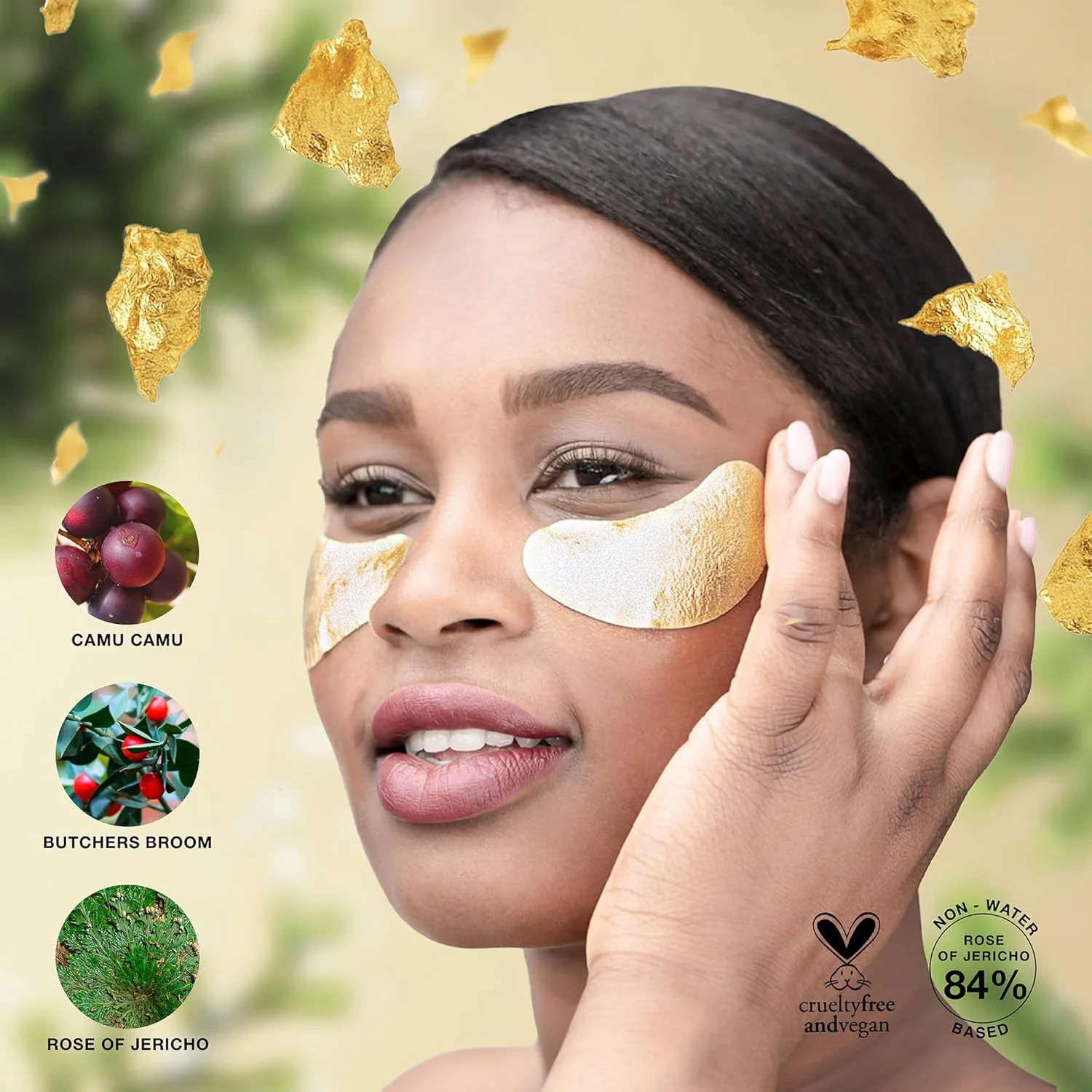 Starskin Luxury Gold Foil Revitalizing Eye Masks x 5 - Image 2