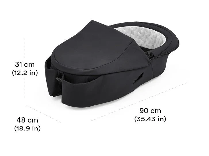 Stokke® Xplory® X Carry Cot - Rich Black - Image 2
