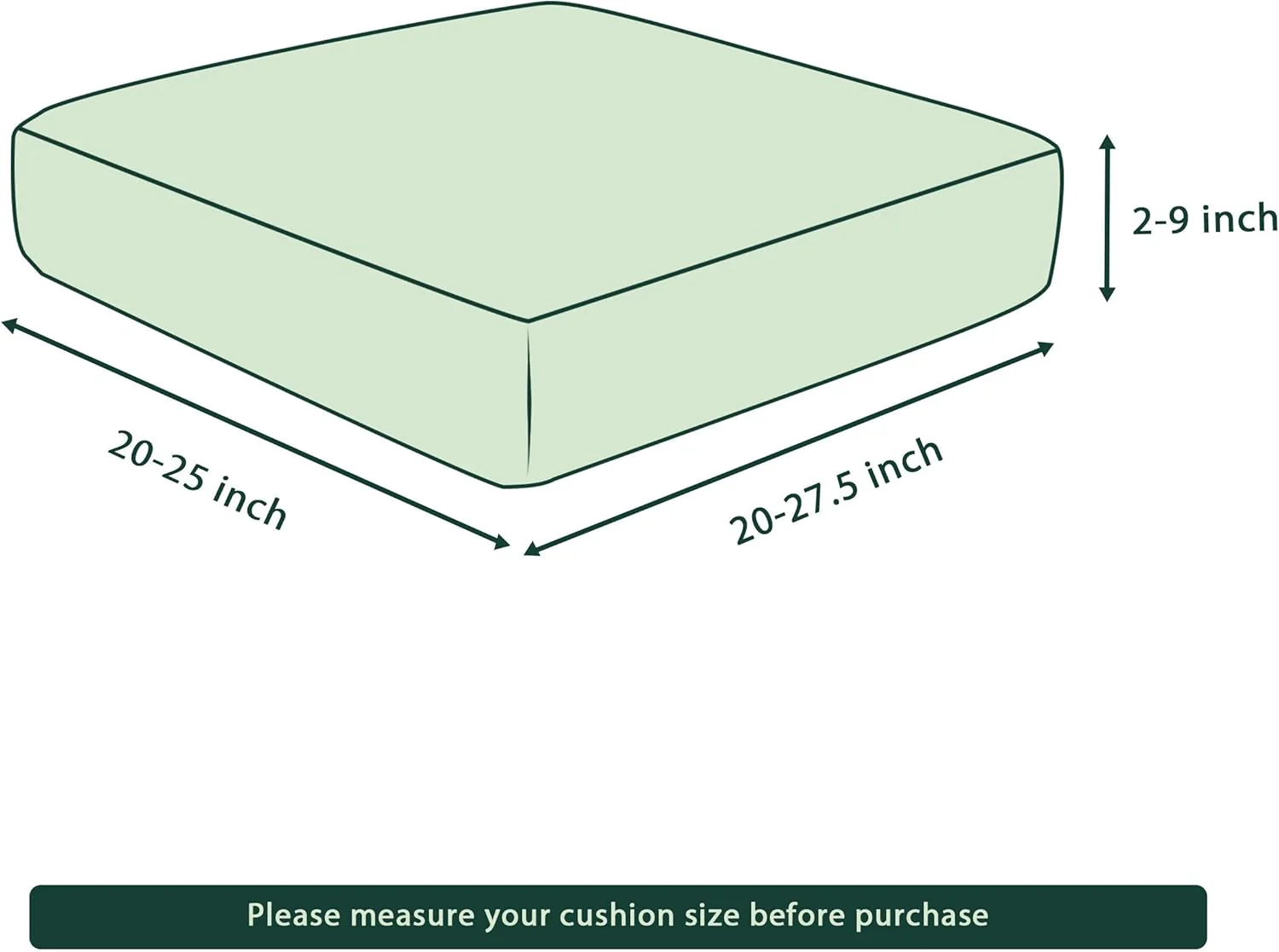 Stretch Seat Slipcover for Armchair - White - Image 5