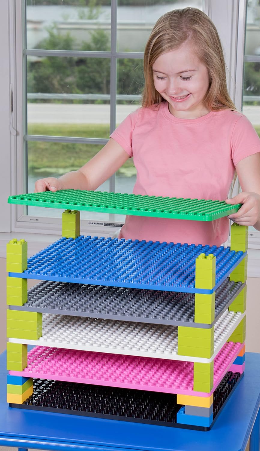 Strictly Briks Classic Big Briks Baseplate 13.75"x16.25" - Green - Image 7