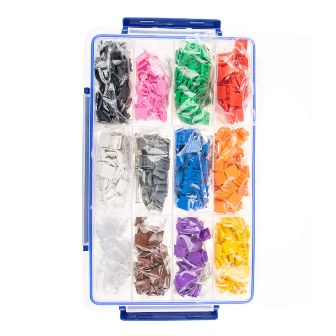 Strictly Briks Classic Bricks - 1216 Pieces, 12 Colours, 2x2 Pixels - Image 3