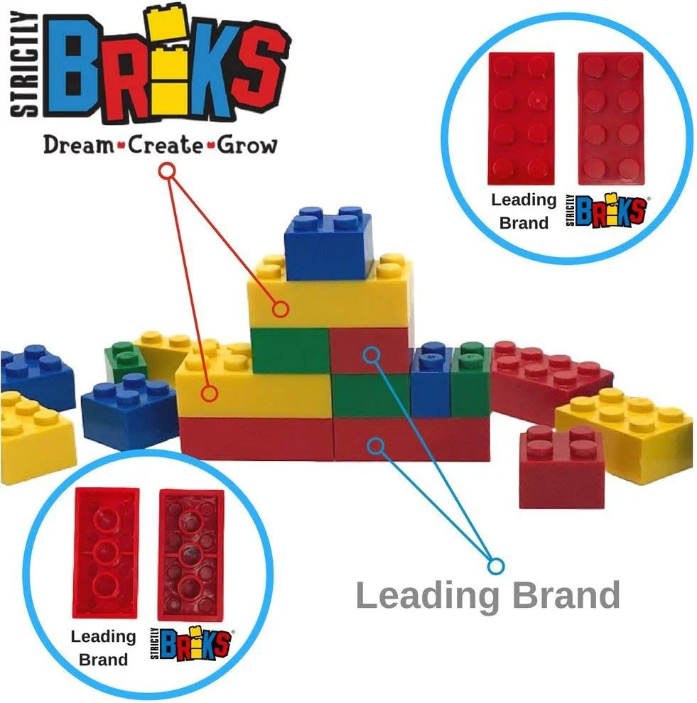 Strictly Briks Classic Briks Building Starter Kit - 672 Pieces - Image 9