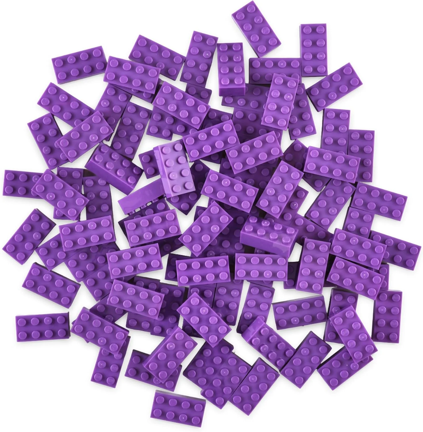 Strictly Briks Classic Building Bricks 96 Piece 2x4in - Purple