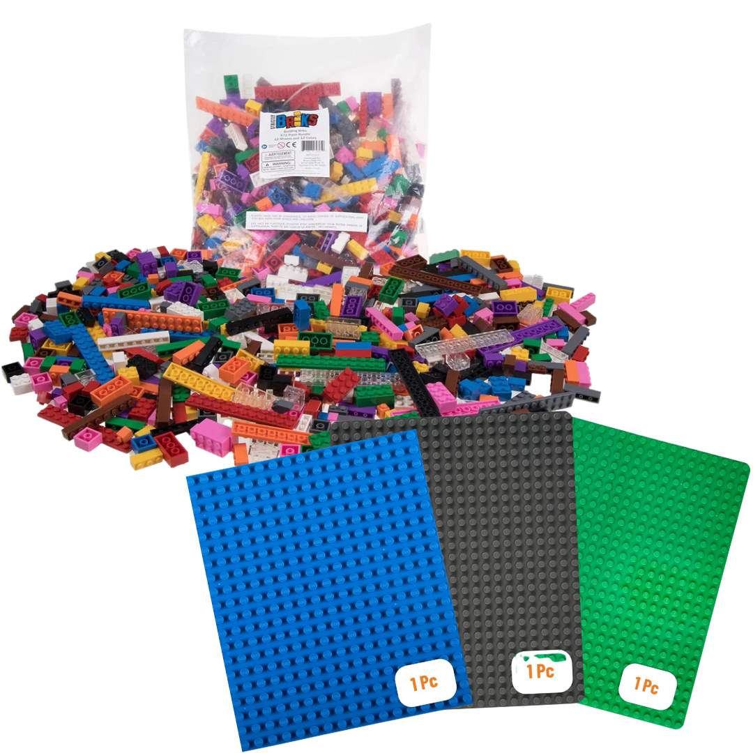 Strictly Briks Kids Starter Kit - 672 Pieces & 3 Baseplates - Image 5