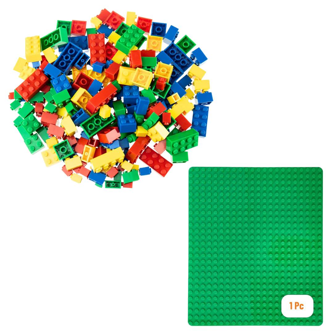 Strictly Briks Toy Building Blocks - 216 Pieces & Baseplate - Image 4