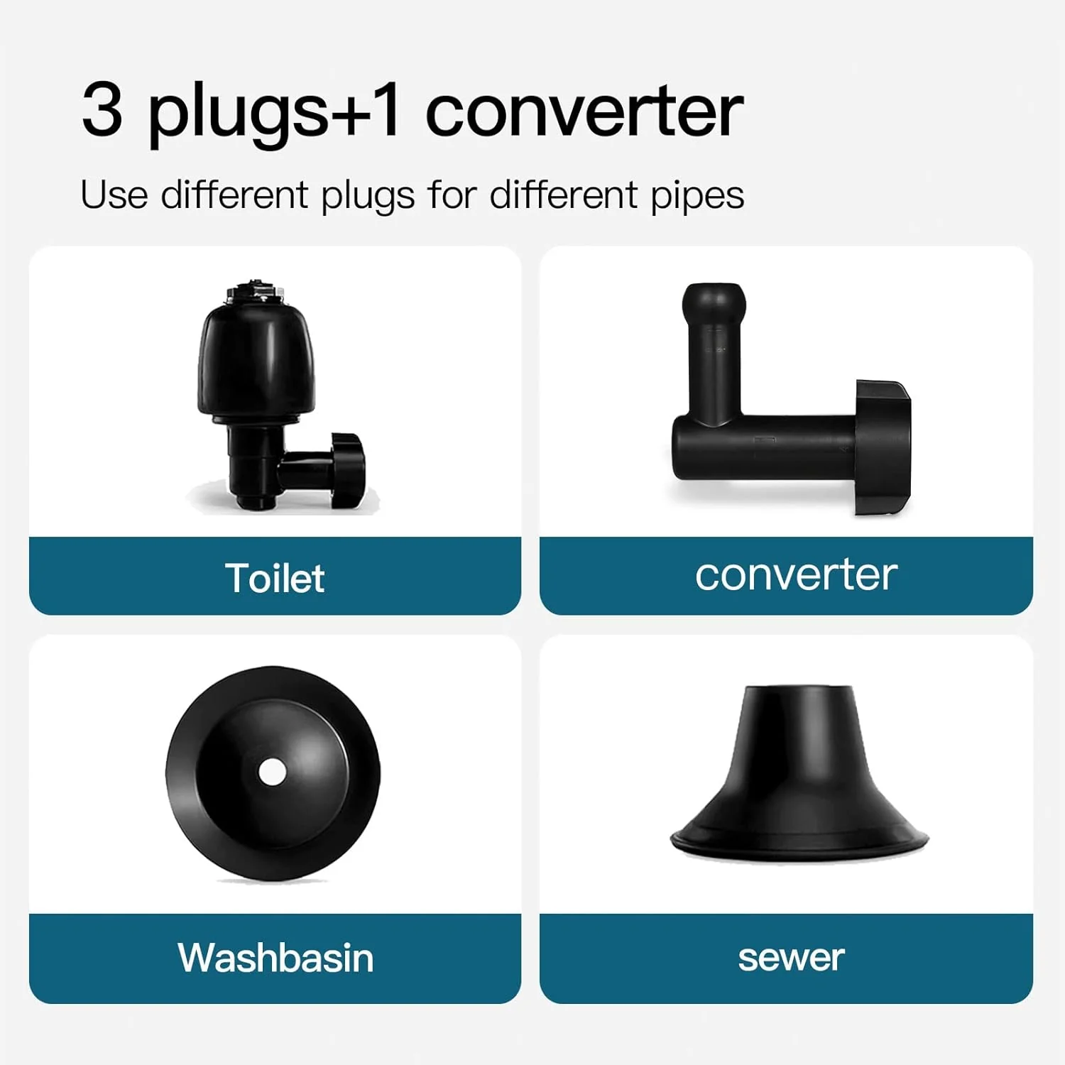 SUBMARINE Toilet Plunger, Toilet Auger, Unblocker - Image 4