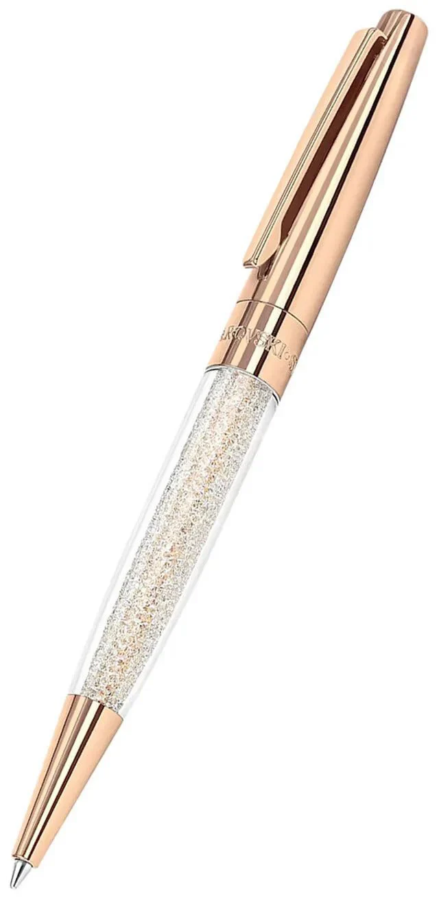 Swarovski Crystalline Ballpoint Pen - Black Ink in Rose Gold