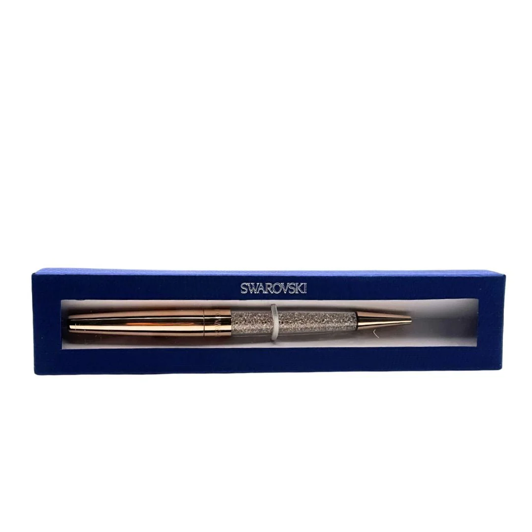 Swarovski Crystalline Ballpoint Pen - Black Ink in Rose Gold - Image 2