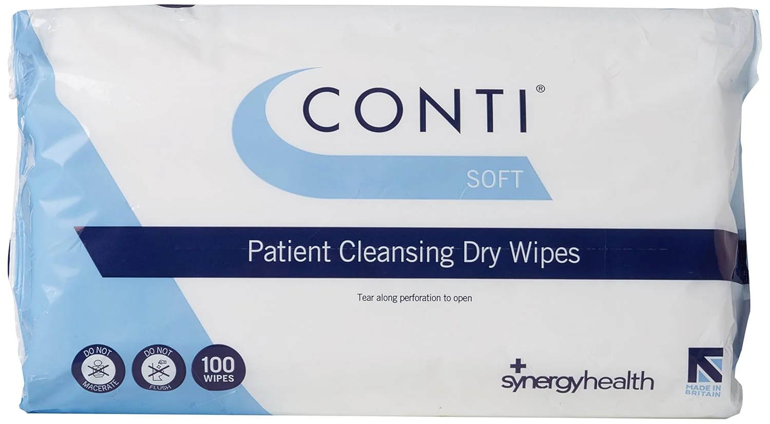 Synergy Healthcare Conti Soft Dry Wipe (100 Pack x 3) - Image 3