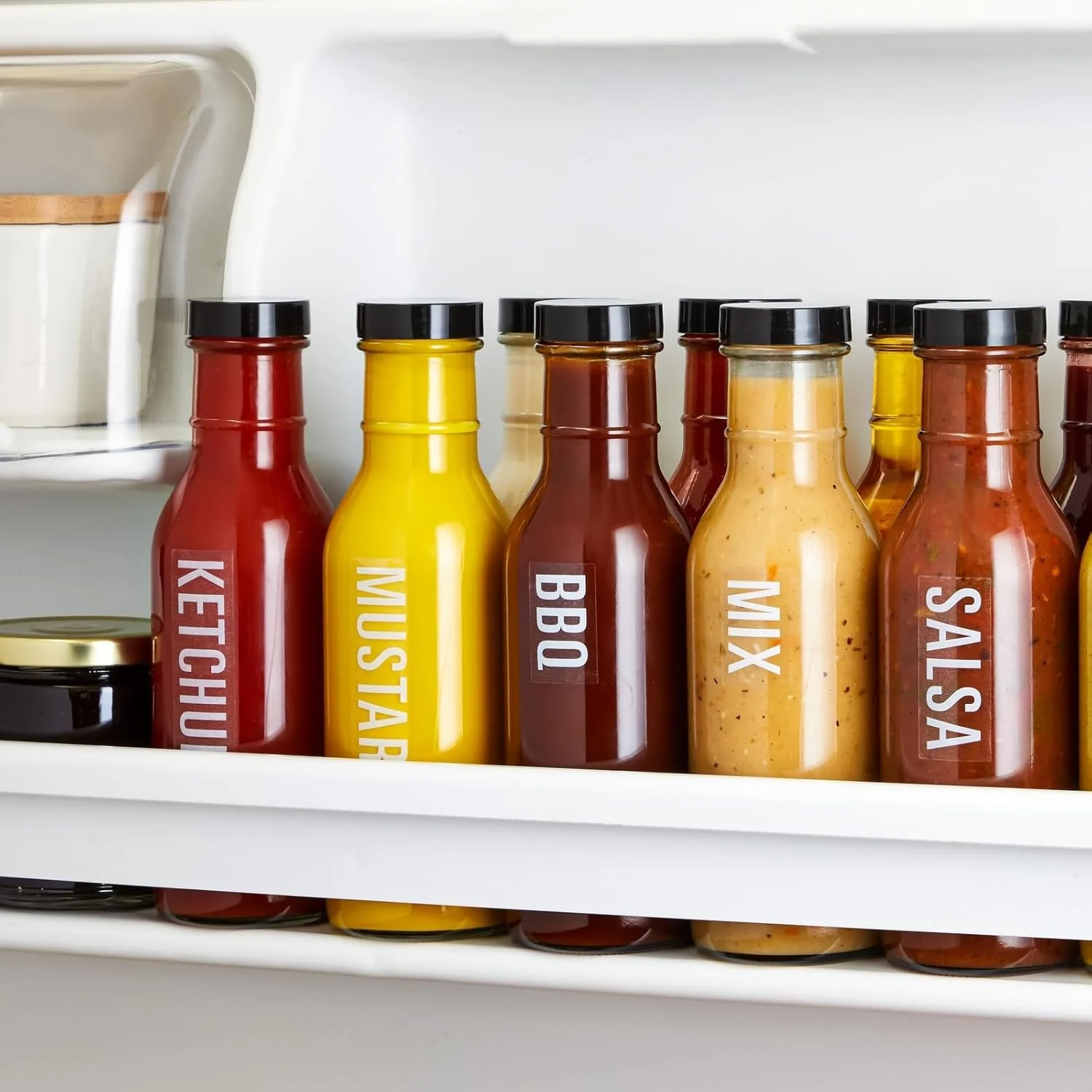 Talented Kitchen 224 Pantry Labels Bold White Pantry & Fridge Labels Set - Image 3