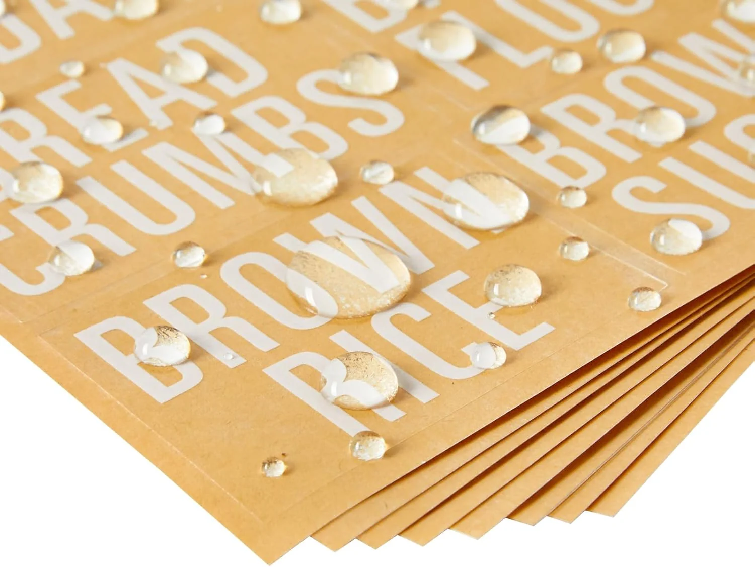 Talented Kitchen 224 Pantry Labels Bold White Pantry & Fridge Labels Set - Image 6