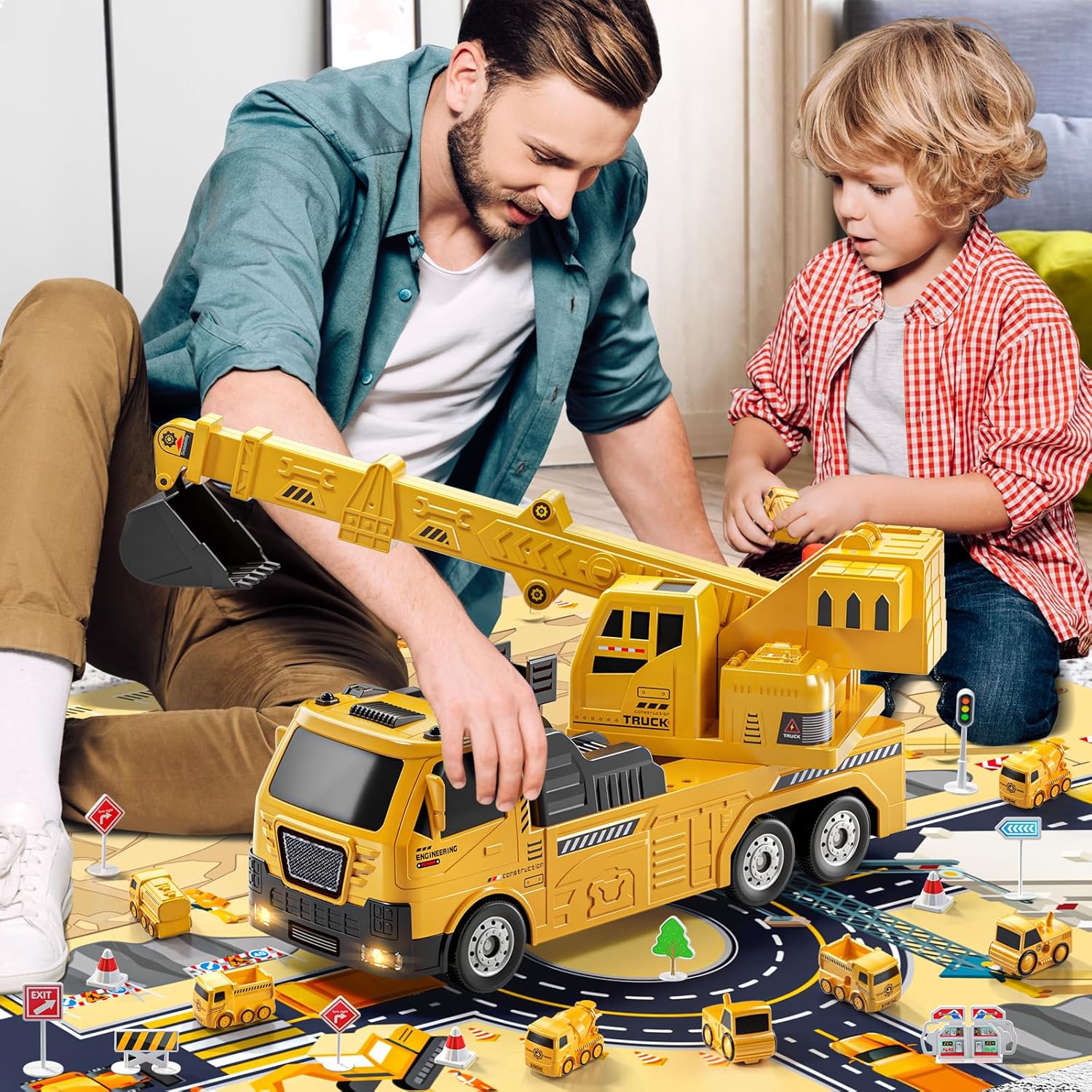 TEMI Kids Engineering Crane - for Boys & Girls Aged 4-6 - Image 2