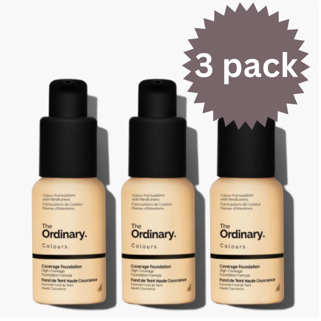 The Ordinary Coverage Foundation 30ml - 3 pack - Image 3