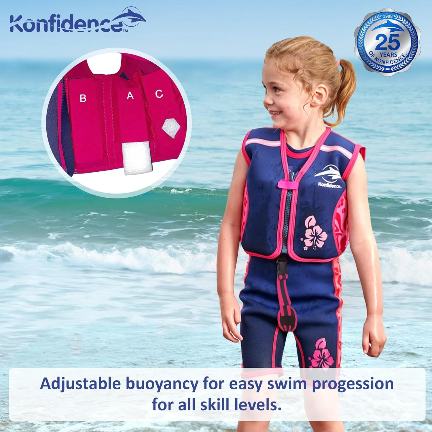 The Original Konfidence Children's Swim Jacket - Multicoloured (18-36 months) - Image 5