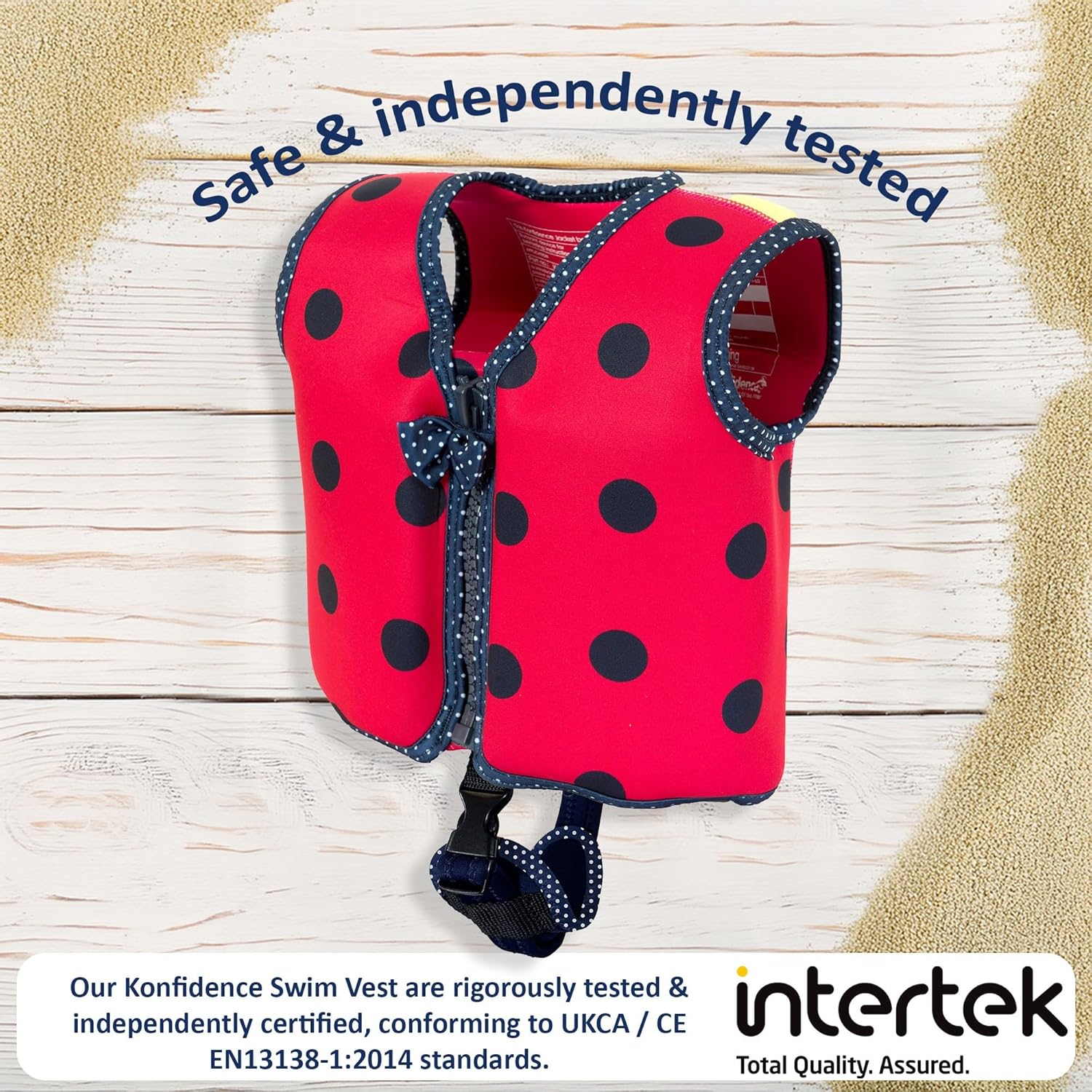 The Original Konfidence Children's Swim Jacket Polka Dot (1.5-3 Years) - Image 2