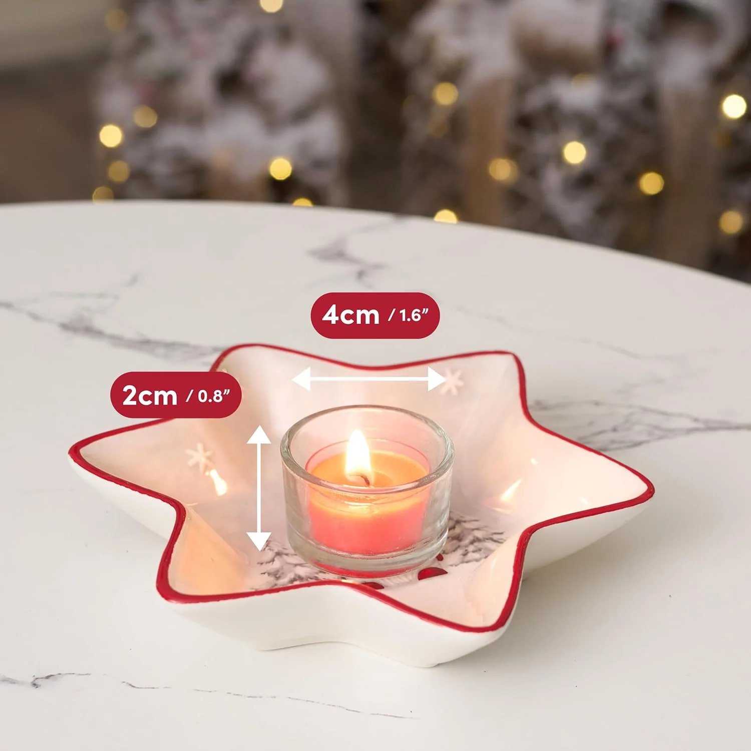 THE TWIDDLERS - 12 Christmas Tealights Candle - 4 Red, 4 Dark Green, 4 White - 4-6 Hours Burn - Image 2