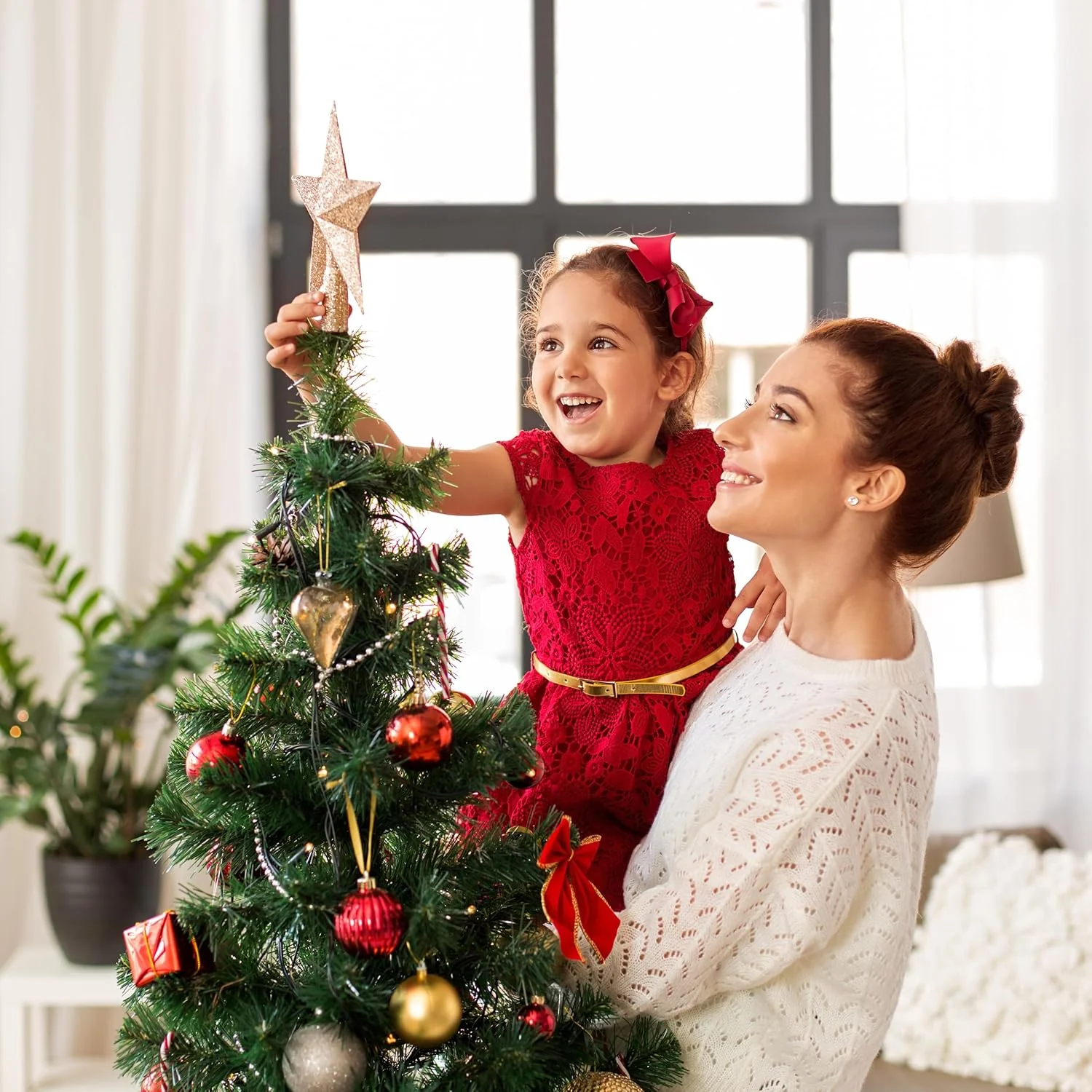 THE TWIDDLERS - 6ft / 1.8m Green Christmas Tree - Strong Metal Stand, 600 Tips - Image 7
